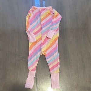 Magnetic Me Pastel Striped Kids Footie